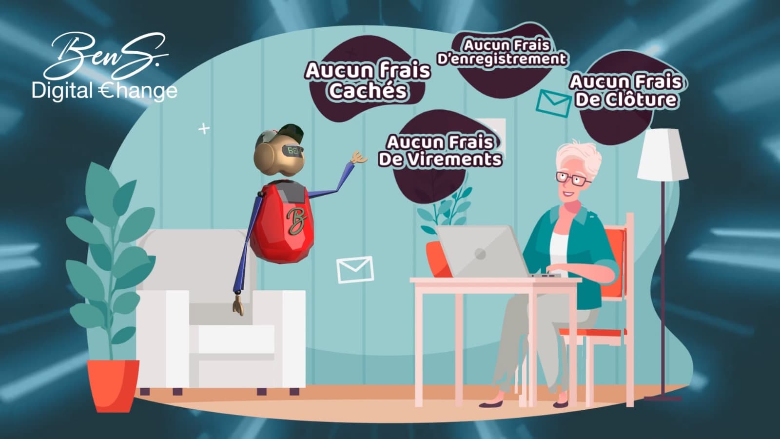 BenS Digital Change | Vidéo Promotionnelle 3D Animée de l’Application Mobile