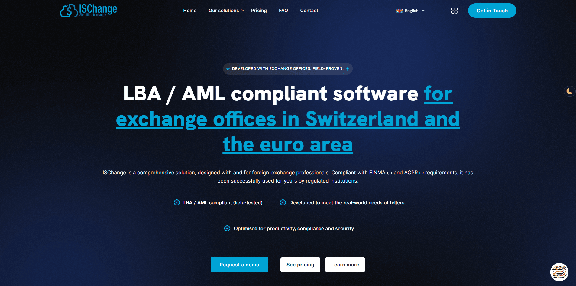 ISChange – Plateforme de solutions intégrées pour les bureaux de change
